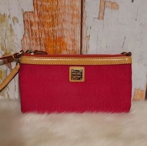 Pink Dooney & Bourke Wristlet
